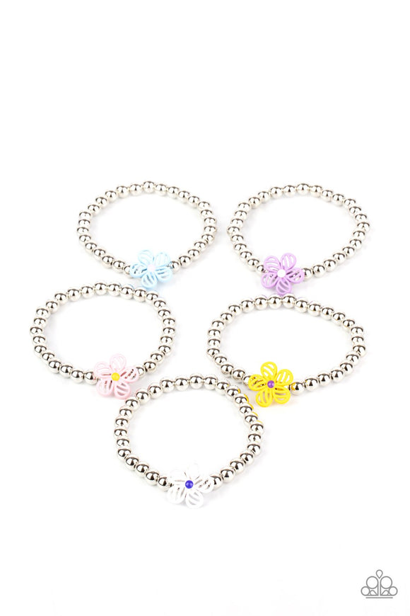 Paparazzi Starlet Shimmer Kit - Flower Bracelets - 5 pack