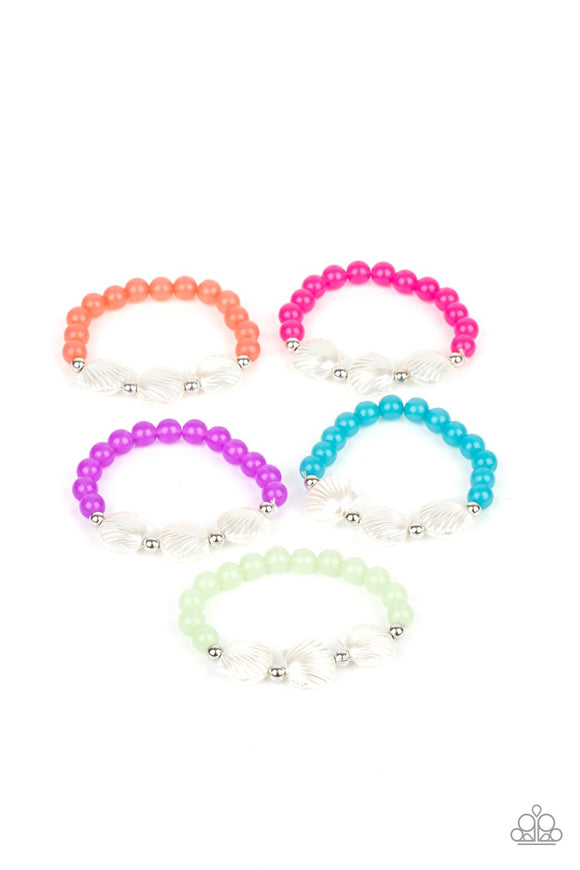 Paparazzi Starlet Shimmer Set - Shell Beaded Bracelets - 5 pack