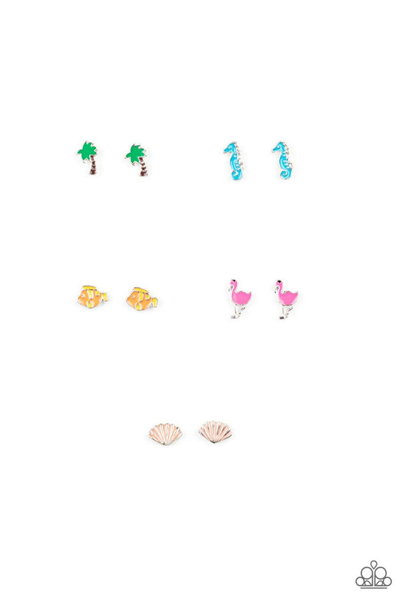 Paparazzi Starlet Shimmer Kit - Beach Theme Earrings - 5 pack
